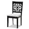 Baxton Studio Jackson Grey Upholstered and Espresso Wood 5-Piece Dining Set 166-10763-8026 - alternate 6